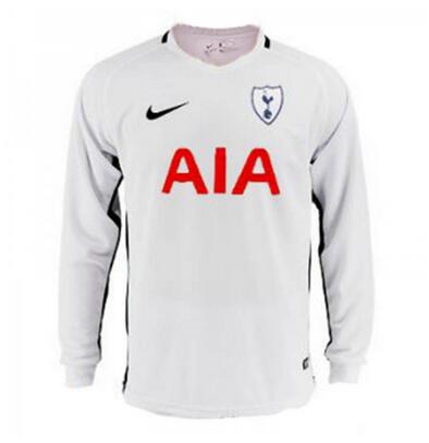 2017-18 Tottenham Hotspur Home LS Soccer Jersey Shirt